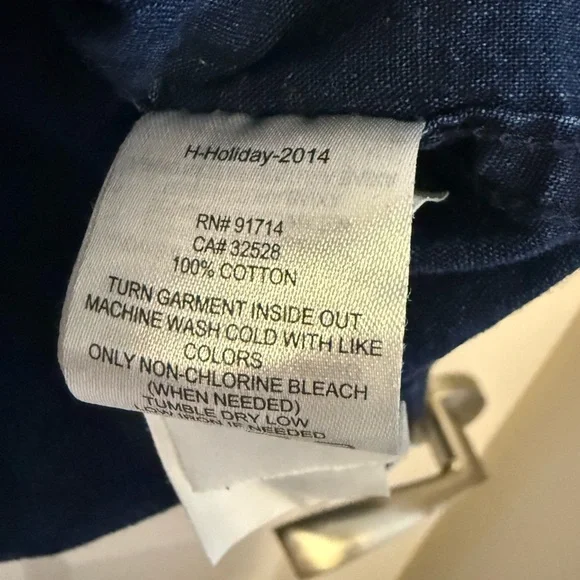 Armani Exchange Vintage Dark Blue Denim Western Y2K‎ Button Down Shirt- size S - Picture 9 of 9